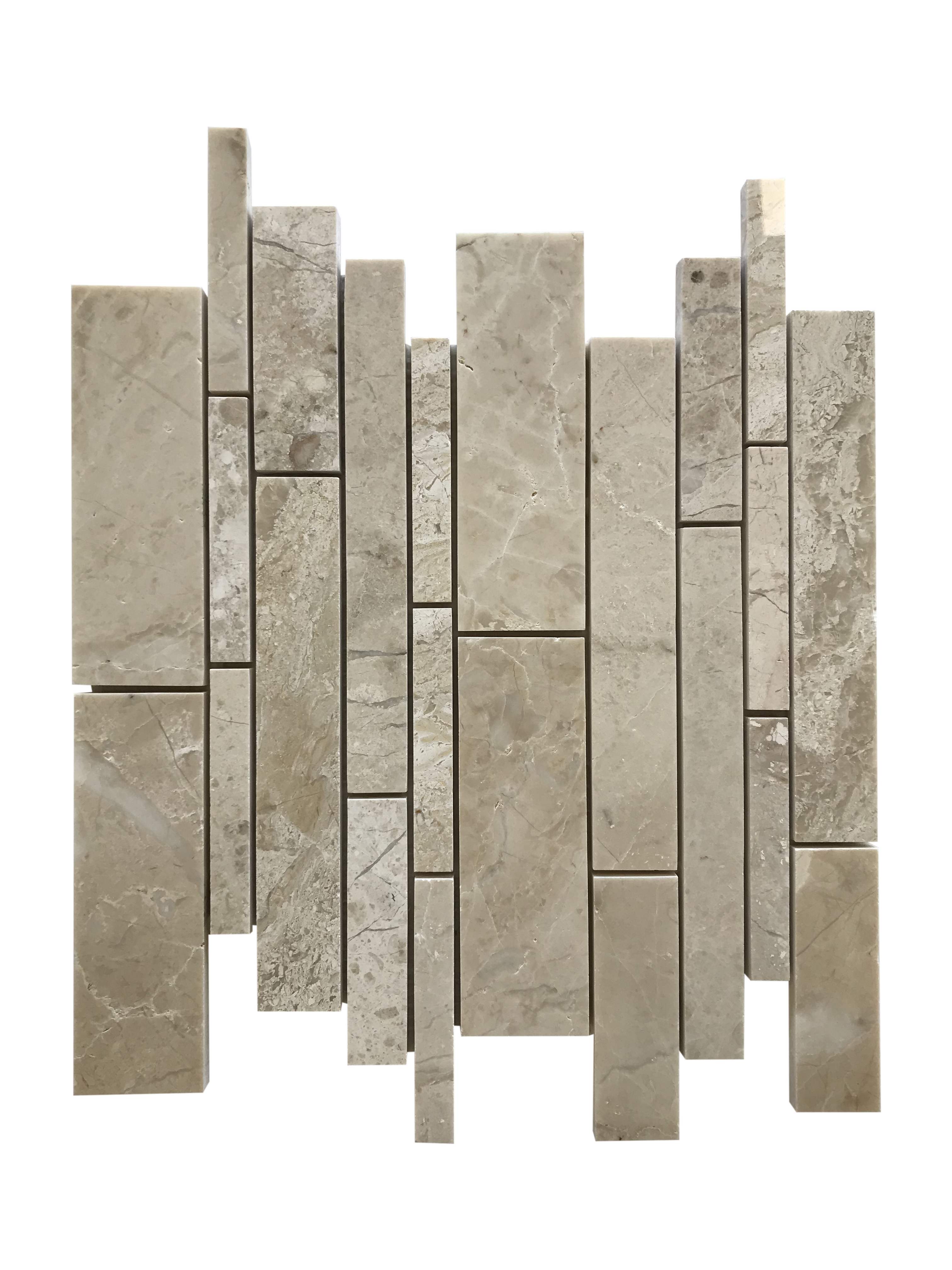 DIANA ROYAL MARBLE MOSAIC POLISHED STRIP BAR